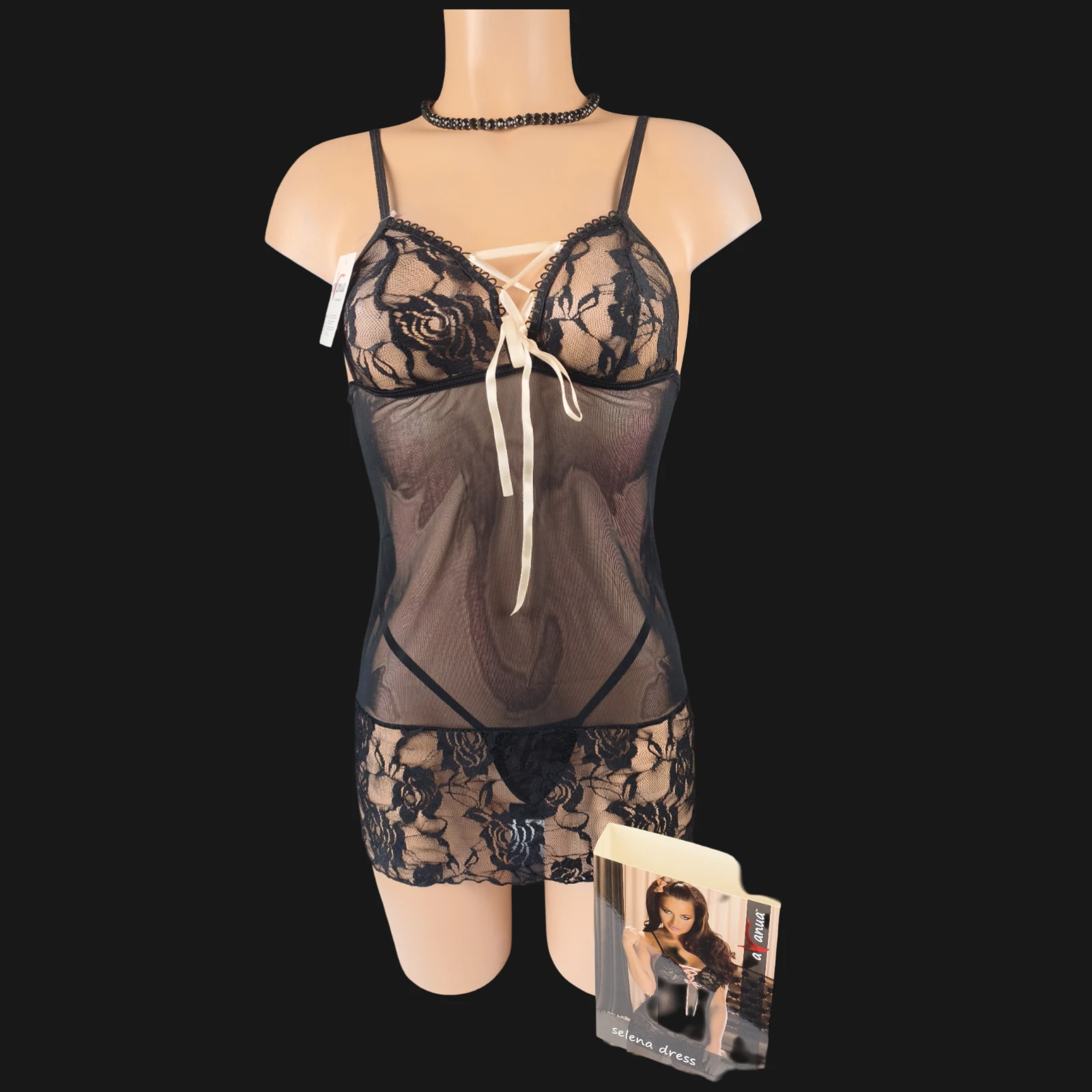 Coffret lingerie 2 pièces nuisette + string – Neuf - Taille S/M 36/38